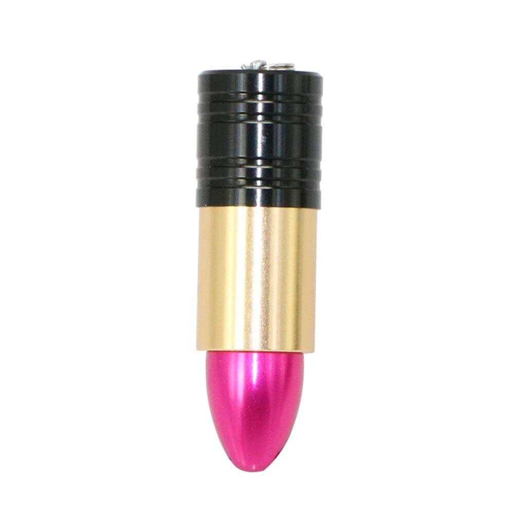 16GB Lipstick Shape USB 2.0 Flash Drive Thumb Drive Memory Stick Pen Drive U Disk Data Storage Jump Drive USB Drive Flash Disk USB Stick USB Disk (Gold Pink)