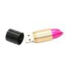16GB Lipstick Shape USB 2.0 Flash Drive Thumb Drive Memory Stick Pen Drive U Disk Data Storage Jump Drive USB Drive Flash Disk USB Stick USB Disk (Gold Pink) view 3