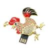 32GB Cock Shape USB Flash Drive USB Drives Memory Stick Thumb Drives USB2.0 Pen Drive Date Storage Zip Drive Jump Drive USB Stick USB Drive (Gold Black) view 2