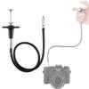 JJC 40cm Black Mechanical Cable Shutter Threaded Release with Bulb-Lock for Fujifilm X10 X20 X30 X100s X100t X-Pro1 X-Pro2 X-E1 X-E2, Leica M6 M7 M8, Nikon Df F4 FM2 F3 FE FM3a F80 view 1