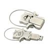 32GB Metal Pig Shape USB 2.0 Flash Drive Pen Drive Memory Stick USB Stick USB Drive Flash Disk Thumb Drive USB Disk USB Stick U Disk PenDrive (Silver) view 1