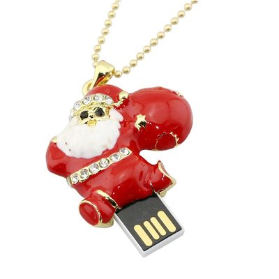 16GB Shape USB Flash Drive USB Drives Memory Stick Thumb Drives USB 2.0 Disk Pen Drive Pen Drive USB Drive Date Storage Flash Disk Zip Drive USB Stick (Santa Claus)