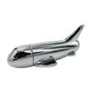 4GB Metal Airplane Shape USB 2.0 Flash Drive Pen Drive Memory Stick USB Stick USB Drive Flash Disk Thumb Drive USB Disk USB Stick U Disk PenDrive (Silver) view 1