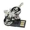 16GB Cross Shape USB Flash Drive USB Drives Memory Stick Thumb Drives USB 2.0 Disk Pen Drive Pen Drive Date Storage Flash Disk Zip Drive USB Stick USB Drive (Silver) view 2