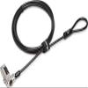 Kensington N17 Combination Laptop Lock for Wedge Shaped Lock Slots with Tough Lock Head & Carbon Steel Cut-Resistant Cable - Dell Laptop Lock & Alienware Laptop Lock (K68008EU), Black/Silver view 1