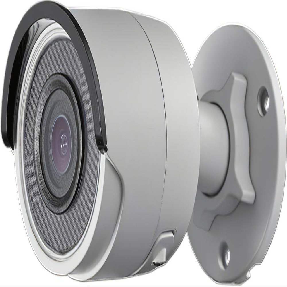 H Series ESNC328-MB/28 IR Fixed Bullet Network Camera, 1/2.5" 8MP, Up to 3840 x 2160 at 15 FPS, 2.8mm Fixed Lens, H.265+, WDR, IP67, 12V DC, PoE