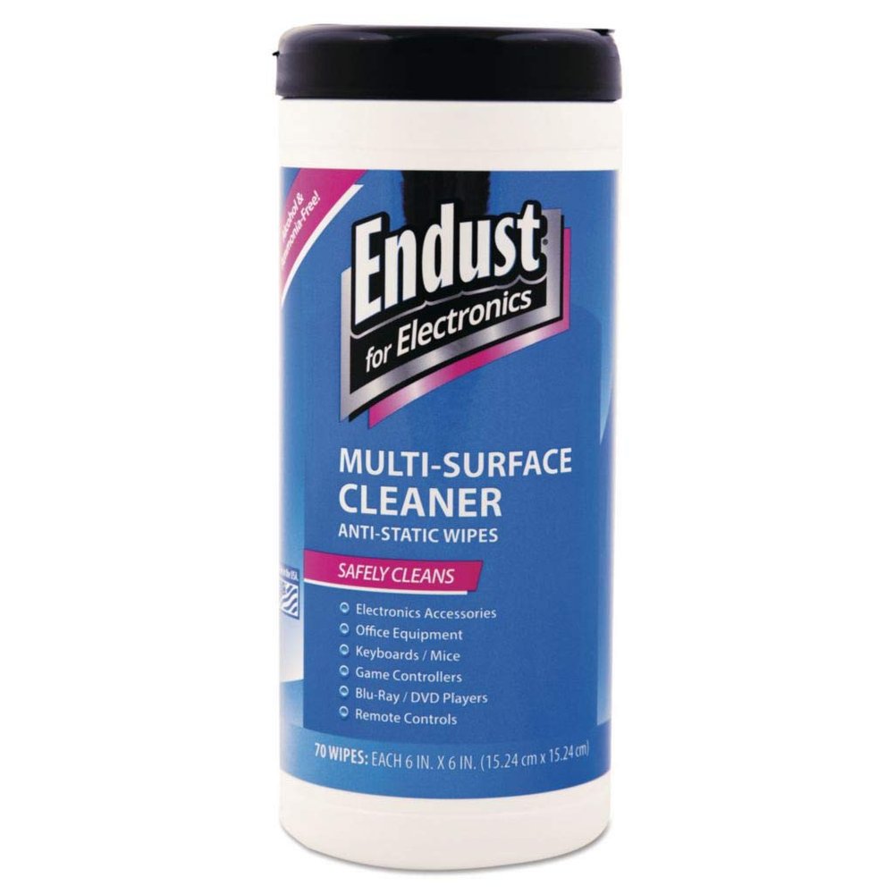 END259000 - Material : Cloth - Endust Antistatic Premoistened Wipes for Electronics - Each