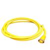BALLUFF BCC A314-0000-10-003-VX44W6-020 (BCC090W) Connection = 7/8"-Female, 2 M, 4-PIN, Cable = PVC Yellow, Cable Temperature, Conductor Cross-Section 16 AWG, Fixed Routing -40...105 C, Number of view 4