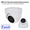 101AV 5 Megapixel 4in1 TVI/AHD/CVI/CVBS(960H) 2.8-12mm Lens Security Surveillance Dome Camera DWDR IR Cut OSD menu for Indoor Outdoor CCTV Home Office (White) (3 Pack) view 2