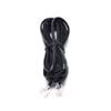 Sscon 10ft Black Telephone Landline Extension Cord Cable Line Wire with Standard RJ-11 6P4C Plug (Pack of 5) view 3