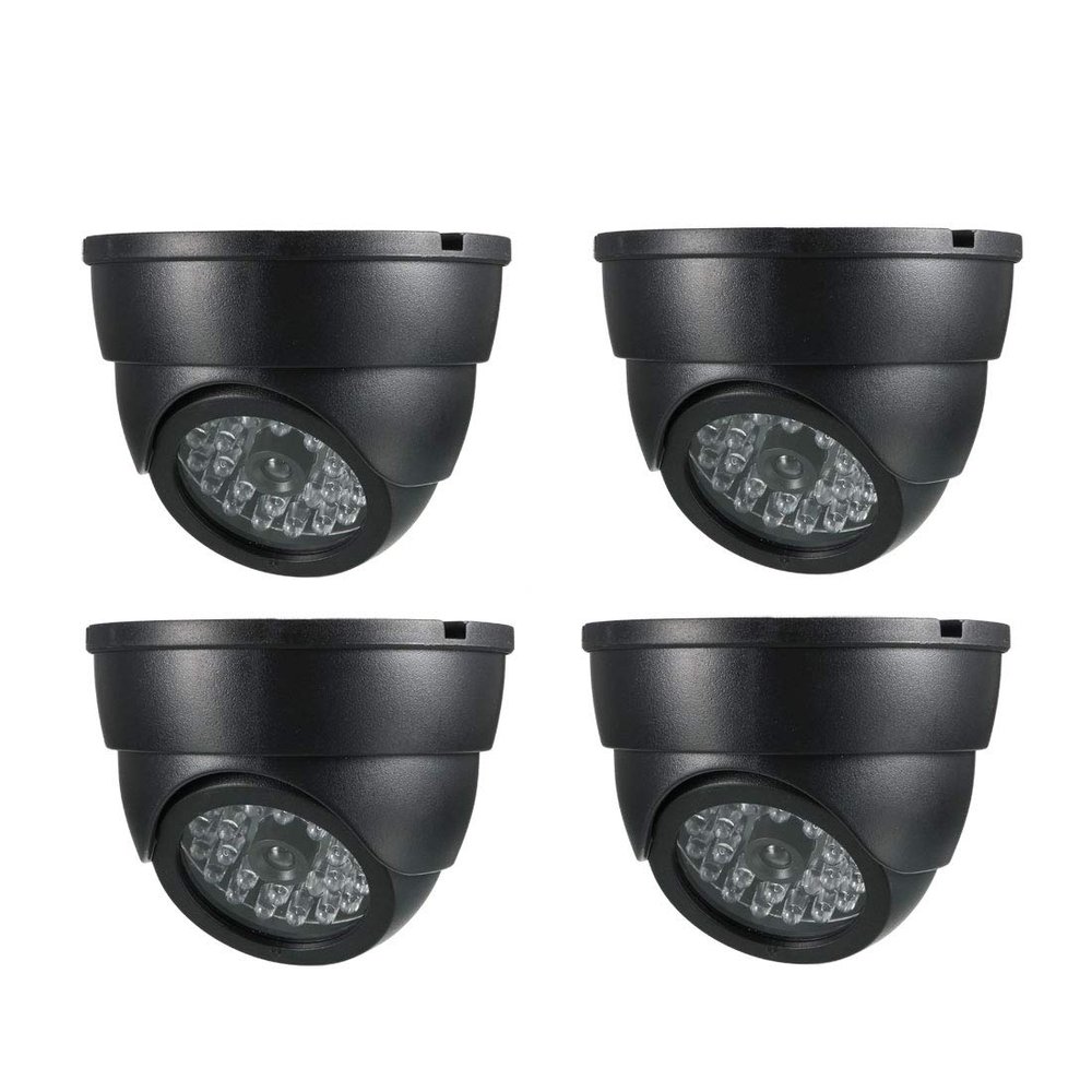 uxcell Fake Security Camera Dummy Dome CCTV w/Blinking Red LED Warning