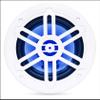 BELVA BMRGBWH 500W Peak (250W RMS) 6.5" 2-Way White Coaxial Marine Speakers with Multi-Color LED Lighting for Boats/ATV/UTV/SxS/Powersport view 2