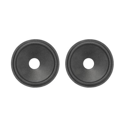 uxcell 2.5" Paper Speaker Cone Subwoofer Cones Drum Paper 0.5" Inner Diameter with Cloth Surround 2 Pcs