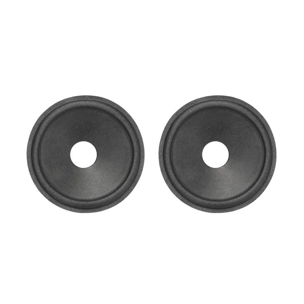 uxcell 2.5" Paper Speaker Cone Subwoofer Cones Drum Paper 0.5" Inner Diameter with Cloth Surround 2 Pcs