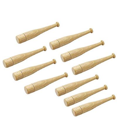 10 PCS Wooden Baseball Bat Model USB 2.0/3.0 USB Flash Drive Pen Drive USB Flash Disk PenDrive Memory Stick (3.0/16GB)