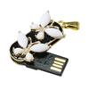 4GB Necklace Shape USB Flash Drive USB Drives Memory Stick Thumb Drives USB 2.0 Disk Pen Drive Date Storage Flash Disk Zip Drive USB Stick USB Drive (Butterfly) view 2