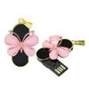 128GB Butterfly Shape USB Flash Drive USB Drives Memory Stick Thumb Drives USB 2.0 Disk Pen Drive Date Storage Zip Drive Jump Drive USB Stick USB Drive (Pink) view 1