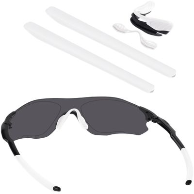 BLAZERBUCK Replacement Sock Kits Earsocks & Nosepieces for Oakley EV Zero Series Sunglass - White