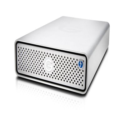 G-Technology 14TB G-DRIVE with Thunderbolt 3 and USB-C Desktop External Hard Drive, Silver - 0G10427-1