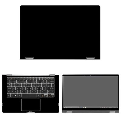 Decalrus - Protective Decal Black Skin Sticker for LG Gram 14T990 (14" Screen) case Cover wrap LGgramTouch_14T990-90