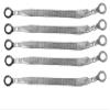 8" x 1/2" Braided Ground Straps (1/2" Ring to 1/2" Ring)-5pcs | Made in USA view 1