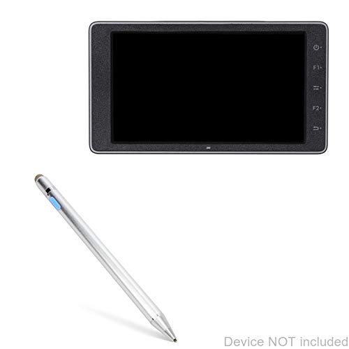 BoxWave Stylus Pen Compatible with DJI CrystalSky Monitor (5.5 in) - AccuPoint Active Stylus, Electronic Stylus with Ultra Fine Tip - Metallic Silver