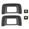 Eye Cup Eyecup Nikon D5300 D5100 D3500 D3400 D3200 D3300 D3100 D3000 D5600 D5500 D5000 D5200 Eyepiece Viewfinder & Hot Shoe Cover [2+2Pack],ULBTER Viewfinder Replacement for DK-25 view 1