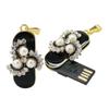 128GB Necklace Shape USB Flash Drive USB Drives Memory Stick Thumb Drives USB 2.0 Disk Pen Drive Date Storage Flash Disk Zip Drive USB Stick USB Drive (Snowflake) view 1