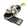 128GB Necklace Shape USB Flash Drive USB Drives Memory Stick Thumb Drives USB 2.0 Disk Pen Drive Date Storage Flash Disk Zip Drive USB Stick USB Drive (Snowflake) view 2