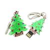 128GB Metal Christmas Tree Shape USB 2.0 Flash Drive Pen Drive Memory Stick USB Stick USB Drive Flash Disk Thumb Drive USB Disk USB Stick U Disk PenDrive (Green) view 1