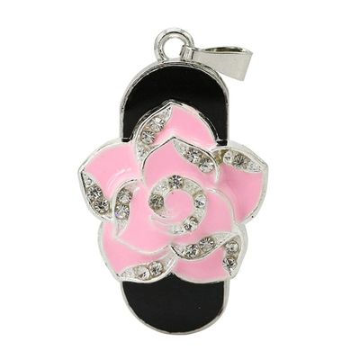 32GB Rose Flower Shape USB 2.0 Flash Drive Pen Drive Memory Stick USB Stick USB Drive Flash Disk Thumb Drive USB Disk USB Stick U Disk PenDrive (Pink)