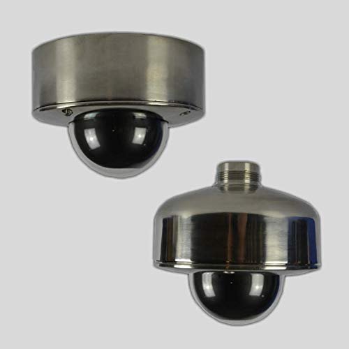 Wren MGHES-CSAXFX1D, Vandal-Resistant Outdoor Dome Housing with Wall Mount, 4 MiniGlobe Housings