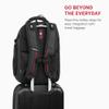 SwissGear Travel Tech Elite Laptop Backpack  Fits Laptops up to 16  ScanSmart TSA-Friendly Backpack with USB Port, Shoe Compartment & Organizer Pockets  Black Dot view 4