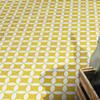 Moroccan Mosaic & Tile House CTP07-02 Amlo Handmade Cement Tile, Pack of 12, Yellow, White view 2