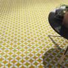 Moroccan Mosaic & Tile House CTP07-02 Amlo Handmade Cement Tile, Pack of 12, Yellow, White view 4