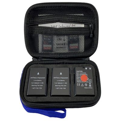 Batteries + Cards Compatible with Nikon EN-EL14a Batteries (Grey)