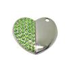 4GB Heart Shape USB Flash Drive USB Drives Memory Stick Thumb Drives USB 2.0 Disk Pen Drive Pen Drive USB Drive Date Storage Flash Disk Zip Drive USB Stick (Green) view 2