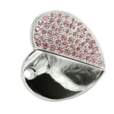 128GB Heart Shape USB Flash Drive USB Drives Memory Stick Thumb Drives USB 2.0 Disk Pen Drive Pen Drive USB Drive Date Storage Flash Disk Zip Drive USB Stick (Pink)