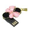 32GB Butterfly Shape USB Flash Drive USB Drives Memory Stick Thumb Drives USB 2.0 Disk Pen Drive Date Storage Zip Drive Jump Drive USB Stick USB Drive (Pink) view 2