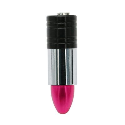 16GB Lipstick Shape USB 2.0 Flash Drive Thumb Drive Memory Stick Pen Drive U Disk Data Storage Jump Drive USB Drive Flash Disk USB Stick USB Disk (Silver Pink)