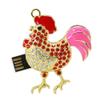 128GB Cock Shape USB Flash Drive USB Drives Memory Stick Thumb Drives USB2.0 Pen Drive Date Storage Zip Drive Jump Drive USB Stick USB Drive (Gold Pink) view 4