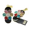 128GB Necklace Shape USB Flash Drive USB Drives Memory Stick Thumb Drives USB 2.0 Disk Pen Drive Date Storage Flash Disk Zip Drive USB Stick USB Drive (Snowflake) view 1