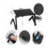 48 x 26cm Portable Laptop Desk Foldable Laptop Stand Adjustable Laptop Table Ergonomic Bed Tray view 3