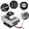 DC 12V Semiconductor Fridge Refrigeration Cooling System DIY Kit Mini Air Conditioner for Pet or Little Fridge view 4