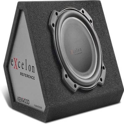 Kenwood Excelon P-XRW1002WB 10" Oversized Subwoofer with Sealed Wedge-Style Enclosure