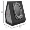 Kenwood Excelon P-XRW1002WB 10" Oversized Subwoofer with Sealed Wedge-Style Enclosure view 4