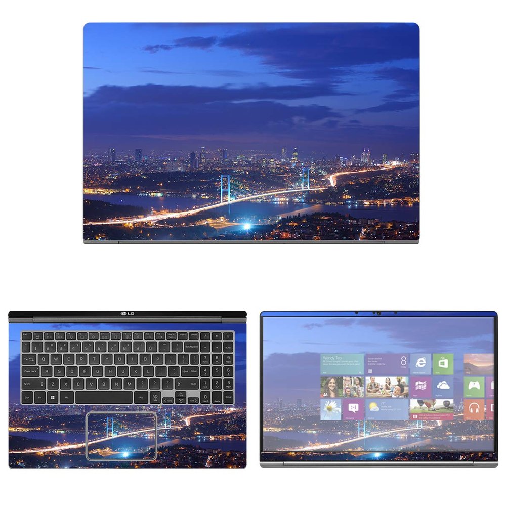 Decalrus - Protective Decal Cityline Skin Sticker for LG Gram 15Z990 (15.6" Screen) case Cover wrap LGgram_15z990-258