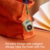 Muzen Mini Bluetooth Speaker, Button Small Cute Portable Metal Retro Wireless Speaker with Loud Volume Great Sound and Portable Lanyard & Gift Bag for Office Classic Vintage Decor view 2