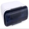 Belva BMRC6W White Fully Enclosed Marine Radio Cover/Radio Splash Guard for Deck or Overhead Installs, Water-Resistant with Flip-up Style view 2