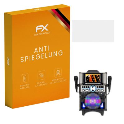 atFoliX Screen Protector compatible with Auna DisGo Box 360 Screen Protection Film, anti-reflective and shock-absorbing FX Protector Film (3X)